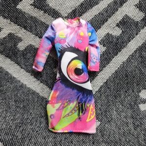 Monster High Shoes Iris Clops 2015 I Heart Fashion Eye Ball Tie Dye Dress CKD73